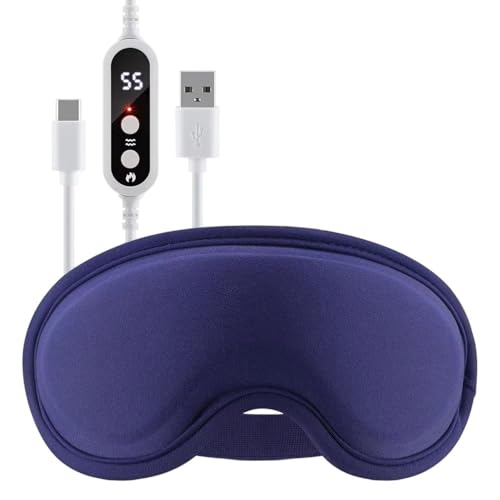 Masajeador ocular 3D con calefacción regulable de 5 niveles para fatiga