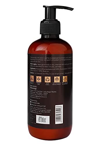 Image of FASHION COLOUR Cocoa Body Lotion | All Season Moisturizer for Body with Cocoa Butter | Non-Sticky Body Lotion | Suitable for All Skin Types | 300ml