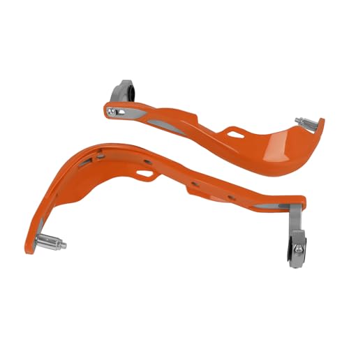 7/8'' and 1 1/8'' Handlebar Hand Brush Guard Motorcycle Hand Guards Accessories Dirt Bike Handguards Universal for Motocross Supermoto Racing Bike Snowmobile ATV Enduro Pit Bike MX Off Road (Orange) by WORLDMOTOP - Used condition - Image 5