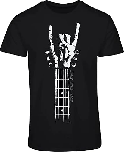 Heavy Metal - Rock ´n´ Roll Camiseta para Hombre - Guitarra - Metalhand - Devil Horns - Mano Cornuta, Music T-Shirt | Ya disponible en tu tienda friki favorita! En mundofriki.es! Heavy Metal - Rock ´n´ Roll Camiseta para Hombre - Guitarra - Metalhand - Devil Horns - Mano Cornuta, Music T-Shirt | Ya disponible en tu tienda friki favorita! En mundofriki.es!