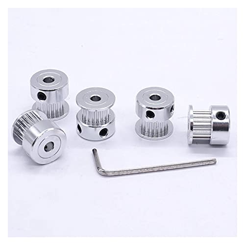 Poleas de correa GT2 20 dientes para impresora 3D aluminio diametro 4mm de SCHIK 5