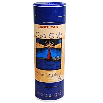 Trader Joes - Cristales finos de sal marina, 26.5 onzas (paquete de 1)