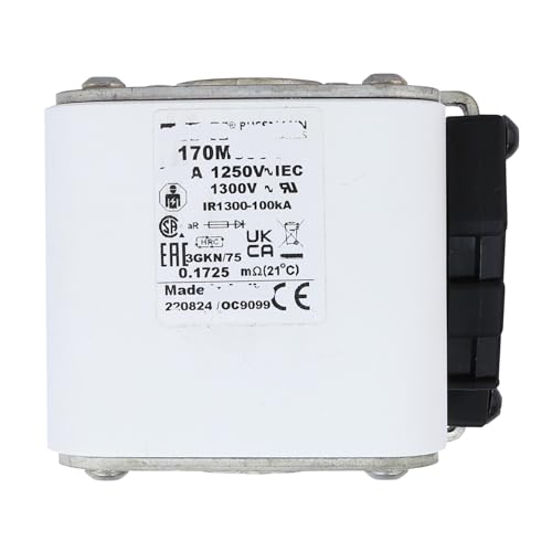 Fusible 170M6589 type cube standard européen pour installation à extrémité plate