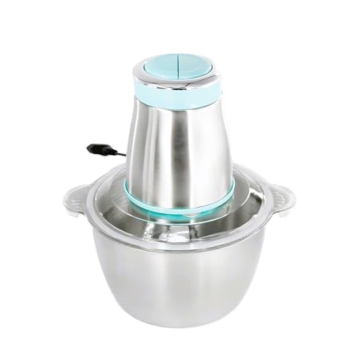 Image of SELLER ZONE Electric Food Processor with 700W Heavy-Duty Motor & 2L Stainless Steel Bowl, 2-Speed Modes for Meat, Vegetables & Onion (Electric Chopper)