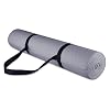 Fitvids All Purpose 1/4-Inch High Density Anti-Tear Exercise Yoga Mat with Carrying Strap, Multiple Colors