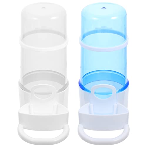 Happyyami 2 Piezas comedero para pájaros comedero automatico para Mascotas Paloma Bird Feeder comederos para pajaros Suministros para jaulas de pájaros Accesorios para jaulas de periquitos