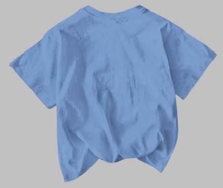 Image of Jawdrobe Cotton Blend Oversized Fit Half Sleeve Printed Round Neck T-Shirt for Women | Aesthetic Summer Wear