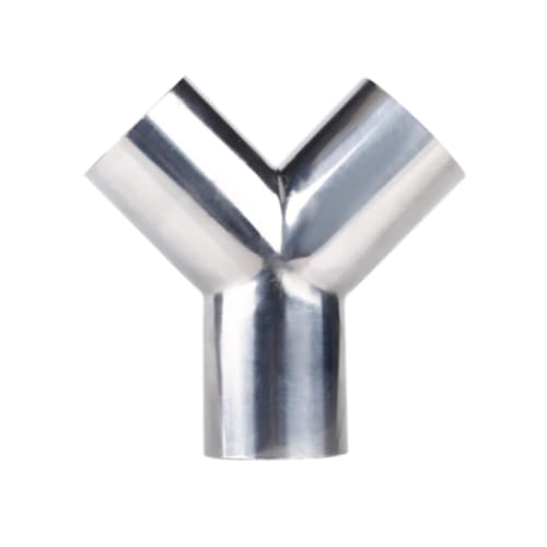 Tee inox 57mm 2-1/4 pouce raccord de tuyau soudé en Y à 90 degrés