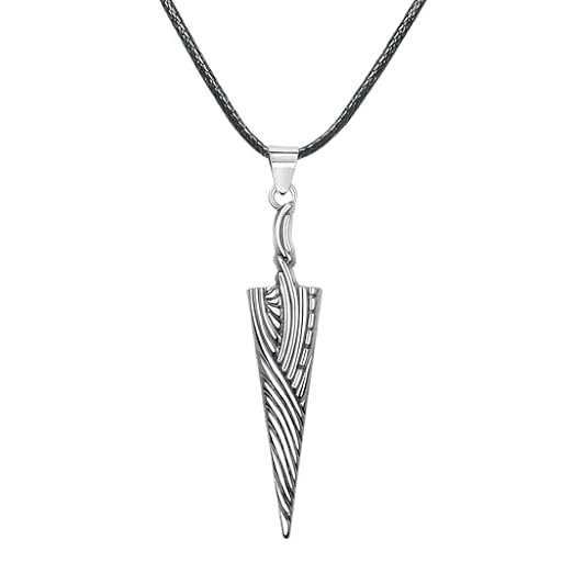 BLNC Collar de Espada de Hueso Pure Nail, Colgante Geométrico de Anime con Cordón, Joyería de Metal para Hombre y Mujer | Ya disponible en tu tienda friki favorita! En mundofriki.es! BLNC Collar de Espada de Hueso Pure Nail, Colgante Geométrico de Anime con Cordón, Joyería de Metal para Hombre y Mujer | Ya disponible en tu tienda friki favorita! En mundofriki.es!