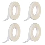 QOTSTEOS Floristen-Klebeband, 4 Rollen pro Packung, Blumen-Klebeband, selbstklebende Folien für Blumensträuße, Stängel und Floristen-Bastelprojekte, DIY-Handwerk (weiß)