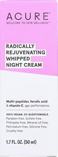 Acure Radically Rejuvenating Whipped Night Cream - 1.7 fl oz