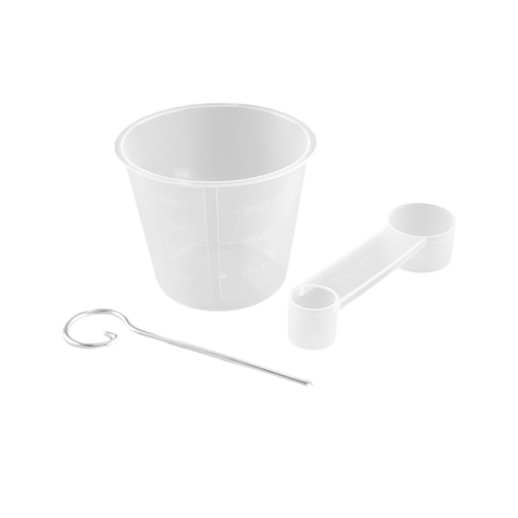 GMBYLBY Complete Baking Measurement Kits Dishwasher Safe Measuring Cup Spoon With Dough Hook For Bread Makers Kitchen