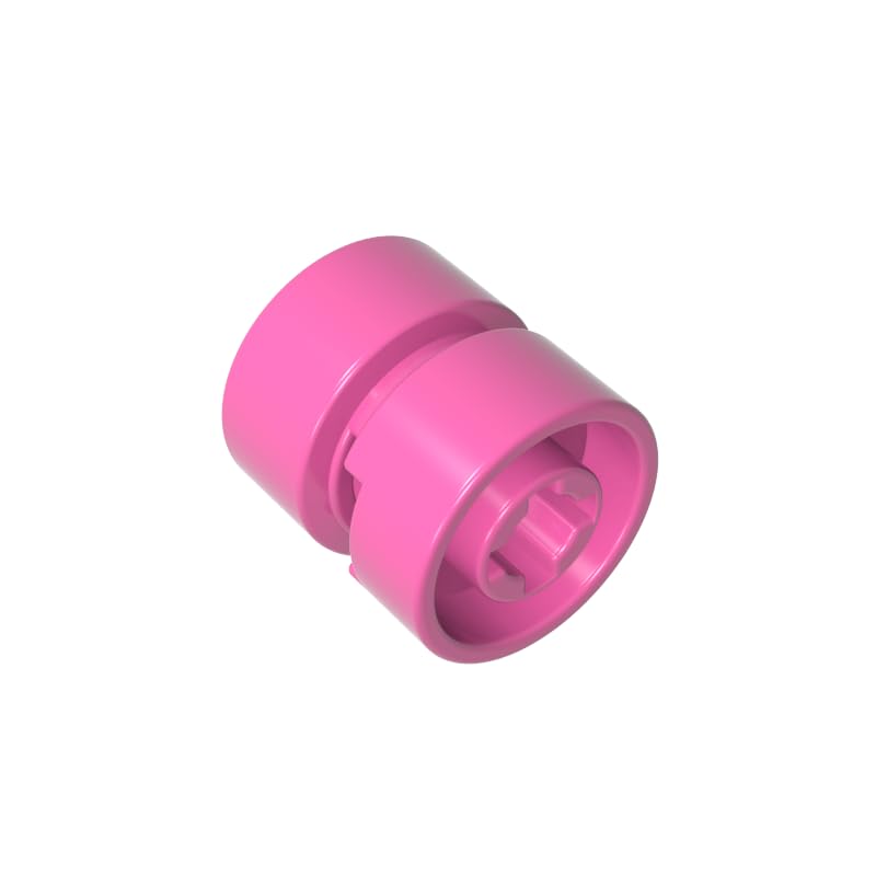 6014 Wheel 11x12 with Hole Notched for Wheels Holder Pin, Dark Pink, 50 PCS