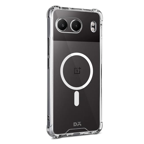 Image of DailyObjects Clear Magnetic Phone Case Cover Compatible with OnePlus Nord 4 | Wireless Charging Slim Back Cover | 2 Layer Edge Protection & Shockproof