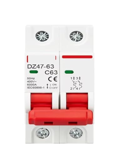 Protección contra sobrecarga en el hogar usando disyuntor DZ47 interruptor automático 2P