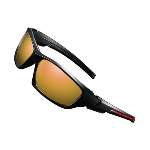 Gafas deportivas al aire libre, gafas de sol con protección UV, gafas de seguridad polarizadas, seguridad y protección, diseño unisex elegante, azul, para pesca, conducción, golf, correr, playa