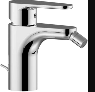 Paffoni Miscelatore Bidet Green GR135 Completo di Snodo e Aeratore M16x1 - Set 2 Flessibili Inox 3/8"G