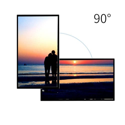 Image of 24-inch, 27-inch, 32-inch HD Digital Photo Frame, Building Advertising Machine, Video Player, Easy to Set Up, with Motion Sensor(Black,27 inches)