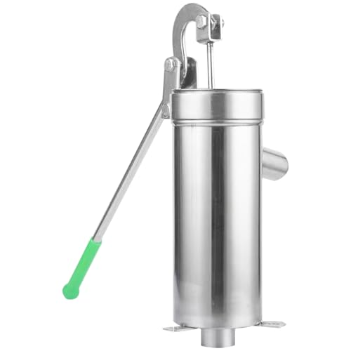 人間工学に基づいた手動井戸ポンプ 360 回転ハンドルピッチャーエネルギー効率的な効率的な庭の庭の水供給錆びにくいピッチャー