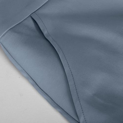 Capri Pants for Women Summer Casual Wide Leg Capris Stretch High Waisted Crop Yoga Dress Pants with Pockets4