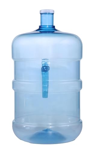5 Gallon Water Bottle BPA Free Plastic Heavy Duty Durable Reusable Water Jug for Top Bottom Load Water Dispensers Home Office Use