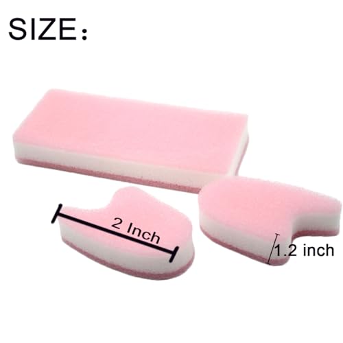 Image of 8 Pieces Premium Foam Toe Separators - Toe Spacers for Corn, Blister, and Hammer Toe Relief