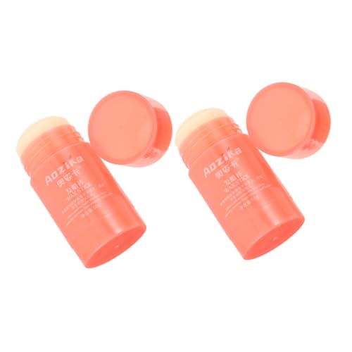 Healvian 2 Piezas cera para el cabello de los barra de cera para el cabello para mujeres palos de pelo kit de peinado cera para teñir el cabello palo para el cabello pomada Orange