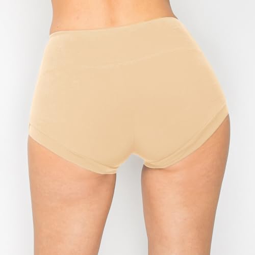 Image of ALWAYS Faux Leather Shorts - High Waist Active Stretch Yoga Short Pants for Women