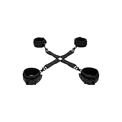 Hogtie Black Shots Ouch! entraves de bondage pour immobilisation fétiche des membres
