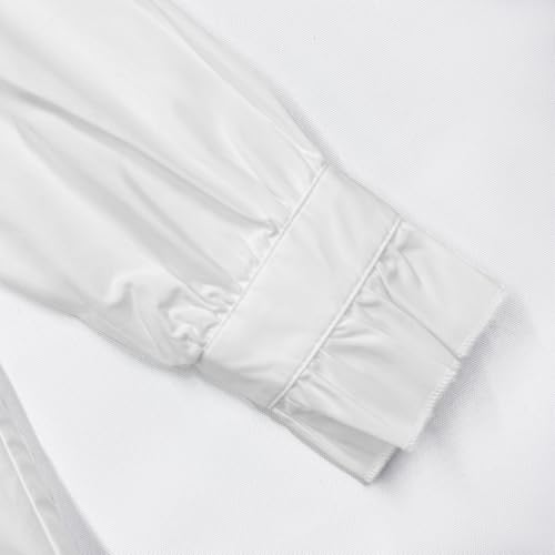 Image of Girls Short Sleeve Button Down Shirts Ruffle School Uniform Crop Tops Peter Pan Collar Plaid Blouse 4-13Y