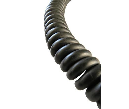 Generisch VHF Handset Spiralkabel für Sailor 4000/5000 Serie, 37-129887-A - Schwarz - Neu - Spiralkabel für UKW RT-4822 & RT-5022 UKW-Funkgeräte