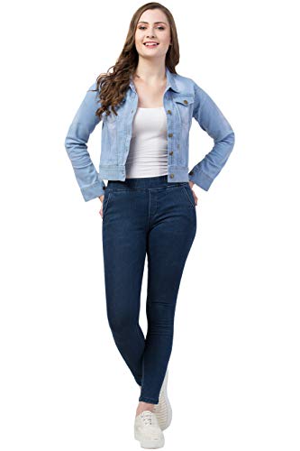 FUNDAY FASHION Men's Denim Blend Standard Length Jacket