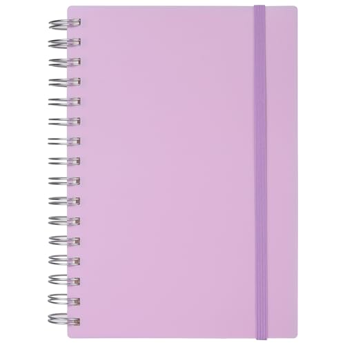 TIEFOSSI A5 Hardcover Spiral Notebook, Aesthetic Thick Journal for Women Writing, 100 GSM 300 Pages, College Ruled, for Work, School