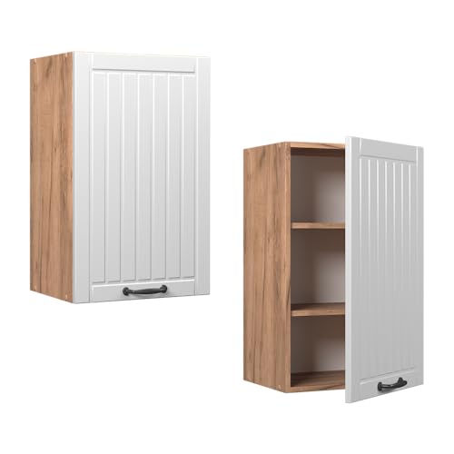 Vicco Pensile Da Cucina Bianco Casa Di Campagna 45 Cm - 5