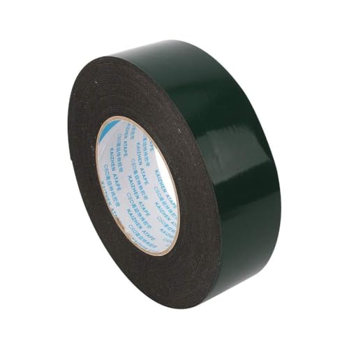 Image of Agatige Foam Tape, 40mm x 10 Meter Double Sided PE Foam Tape Black Sponge Rubber Foam Tape Strong Weatherproof Adhesive Tape 1mm Thickness for Decorative and Trim,Car Filling Mountings,Home Decor