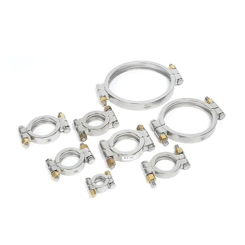 Abrazaderas sanitarias de alta presión ZHGUIMING Tri Clamp de acero inoxidable 304 para tuberías 4