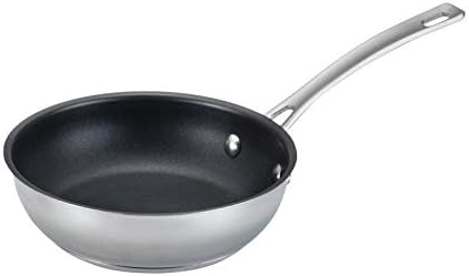 Pemberly Row Stainless Steel Nonstick Skillet