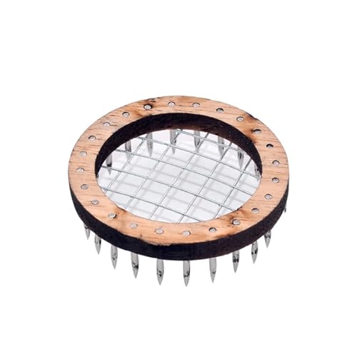 Queen Bee Cage 6PCS Handmade Push-in Queen Marking Disc Round Mark Cage for Bee