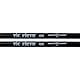 Vic Firth 5B American Hickory Wood Tip Drumstick Black Finish
