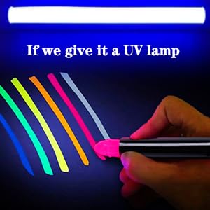 Miniatura 4 de 12 piezas de pintura facial y corporal que brilla en la luz negra, fluorescente, neón UV, para Halloween, club, maquillaje, Navidad, fiesta, kit de