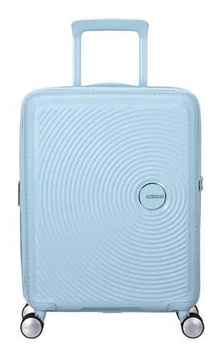 American Tourister Soundbox Spinner 55/20 TSA EXP Trolley Pastel Blue