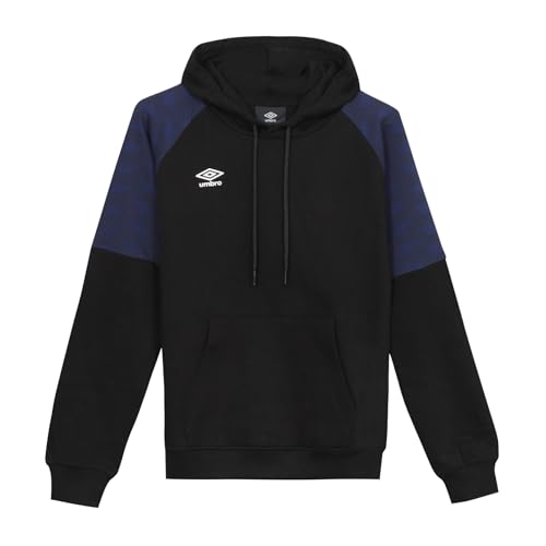 Umbro Sweat à Capuche Homme, Zippé, Noir N (L)