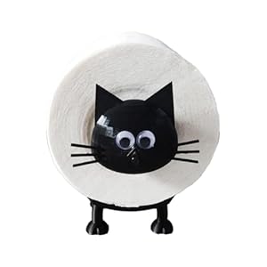 Generisch Katzenmotiv Toilettenpapierhalter 2 Stück