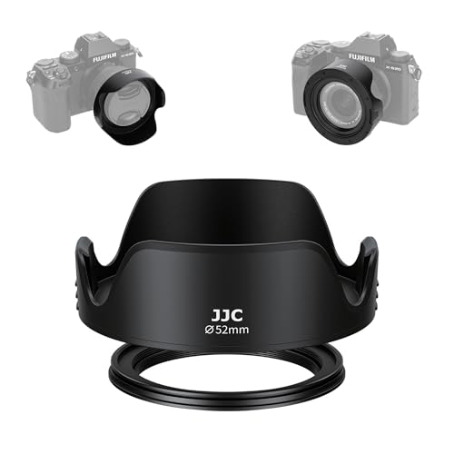 Amazon | JJC 可逆式 52mm レンズフード + アダプターリング 汎用 各