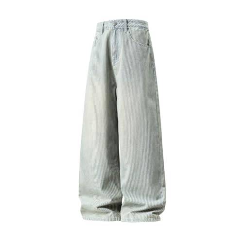 Men's Pants Baggy Mens Jeans for Men Baggy Y2k Mens Clothes Striped Pants Men Street Wear Sweatpants Y2k Jeans