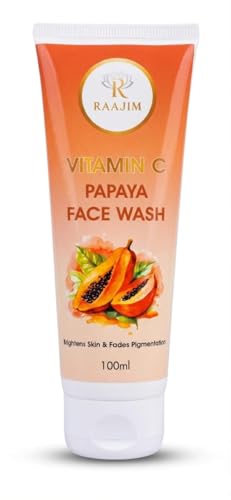 Image of Vitamin C and Papaya Face Wash for Brightening and Pigmentation Control | Glow Boosting Tan Removal Face Wash | Deep Cleansing Daily Cleanser for All Skin Types (100ml)