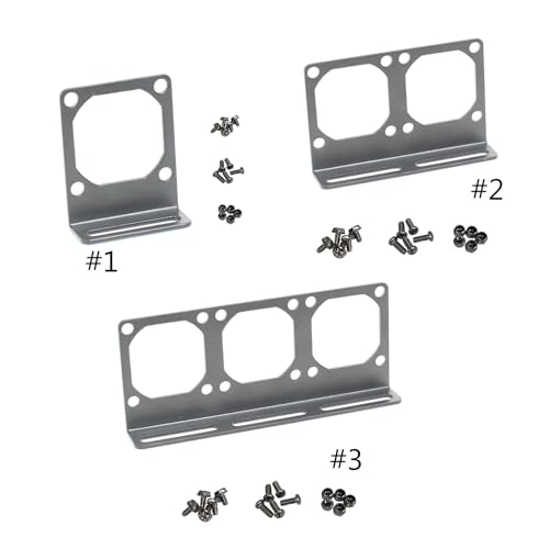 Soporte para ventilador de 4 cm para PC con 1/2/3 agujeros miniatura 3