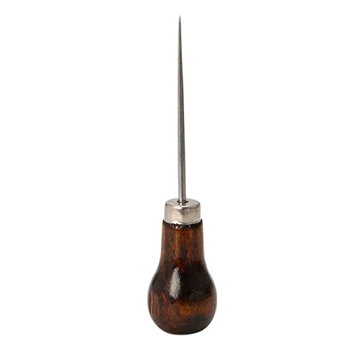 tooloflifeAwl Gourd Shape Awl Tailors Awl Wood Handle Scratch Awl Sewing Awl Tool Ideal for Arts and Craft, Home Repair, Woodwork, Tailoring, or Leatherwork
