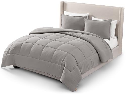 UGG Leonora Queen Comforter Set with Shams, Light Grey