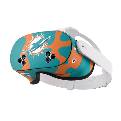 Protection Meta Quest 3S Anti-Rayures Vinyle NFL Miami Dolphins Skin